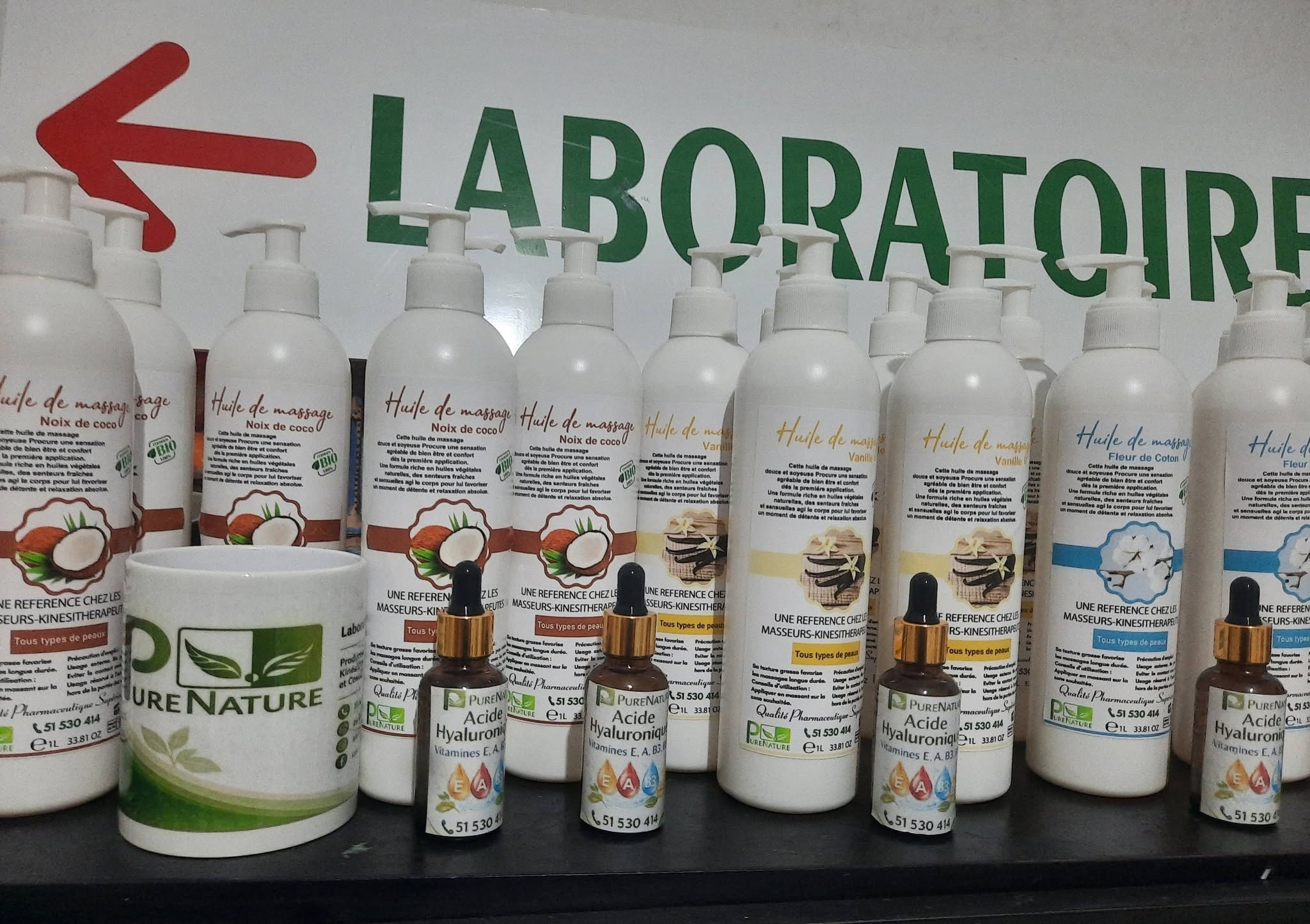 Notre gamme au laboratoire PureNature